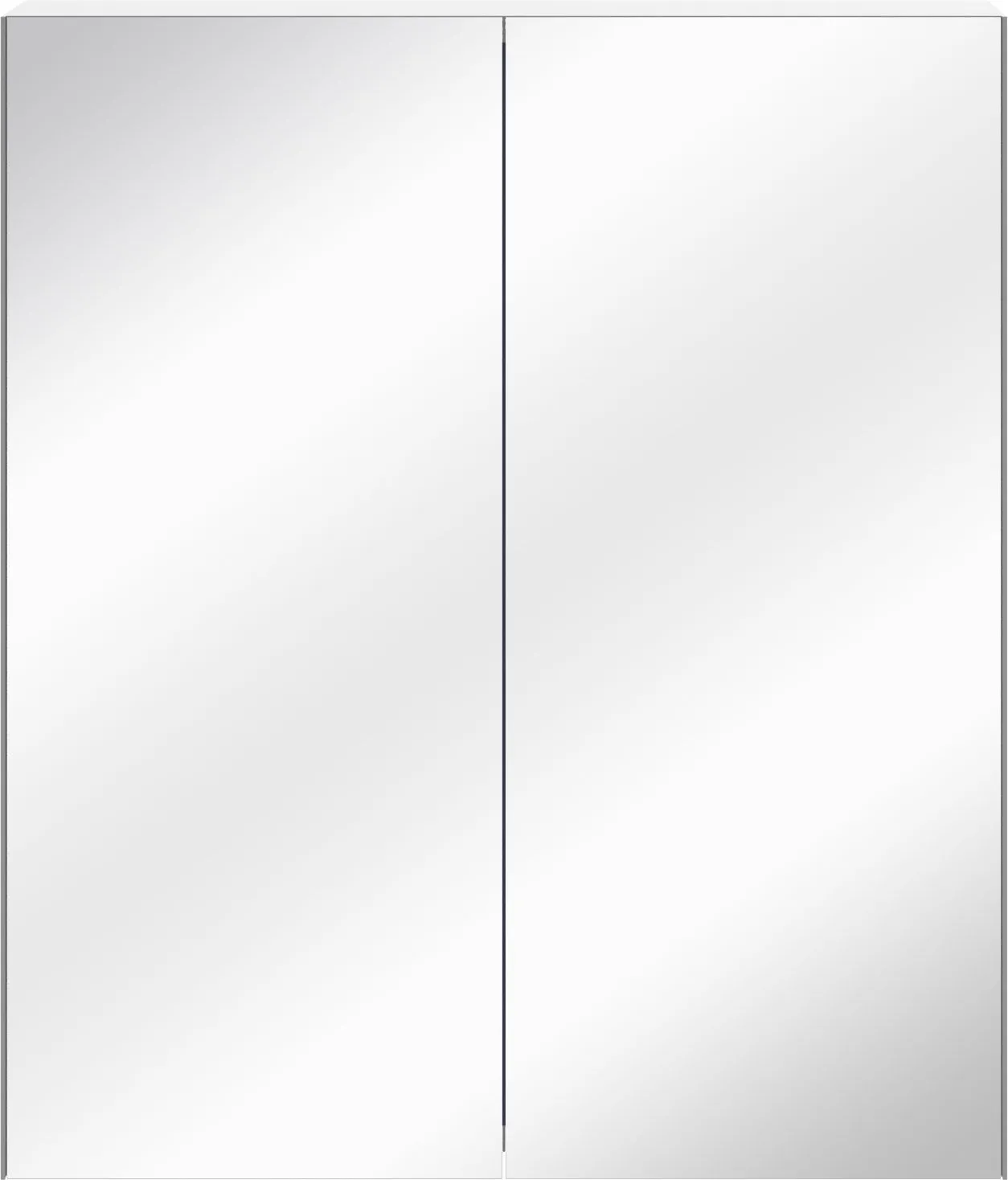 Sonia spiegelkast 60 cm aluminium look