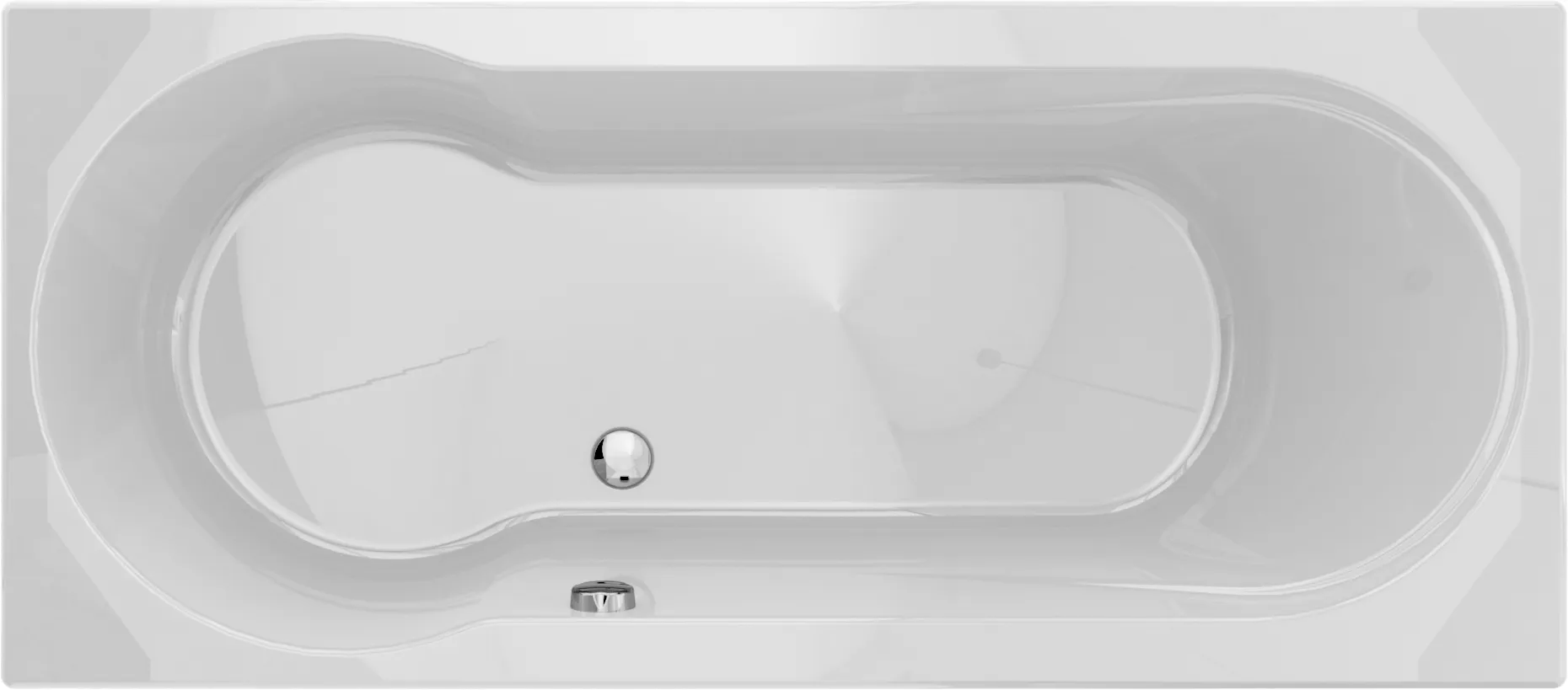 New Fontana links 170x75 cm, wit