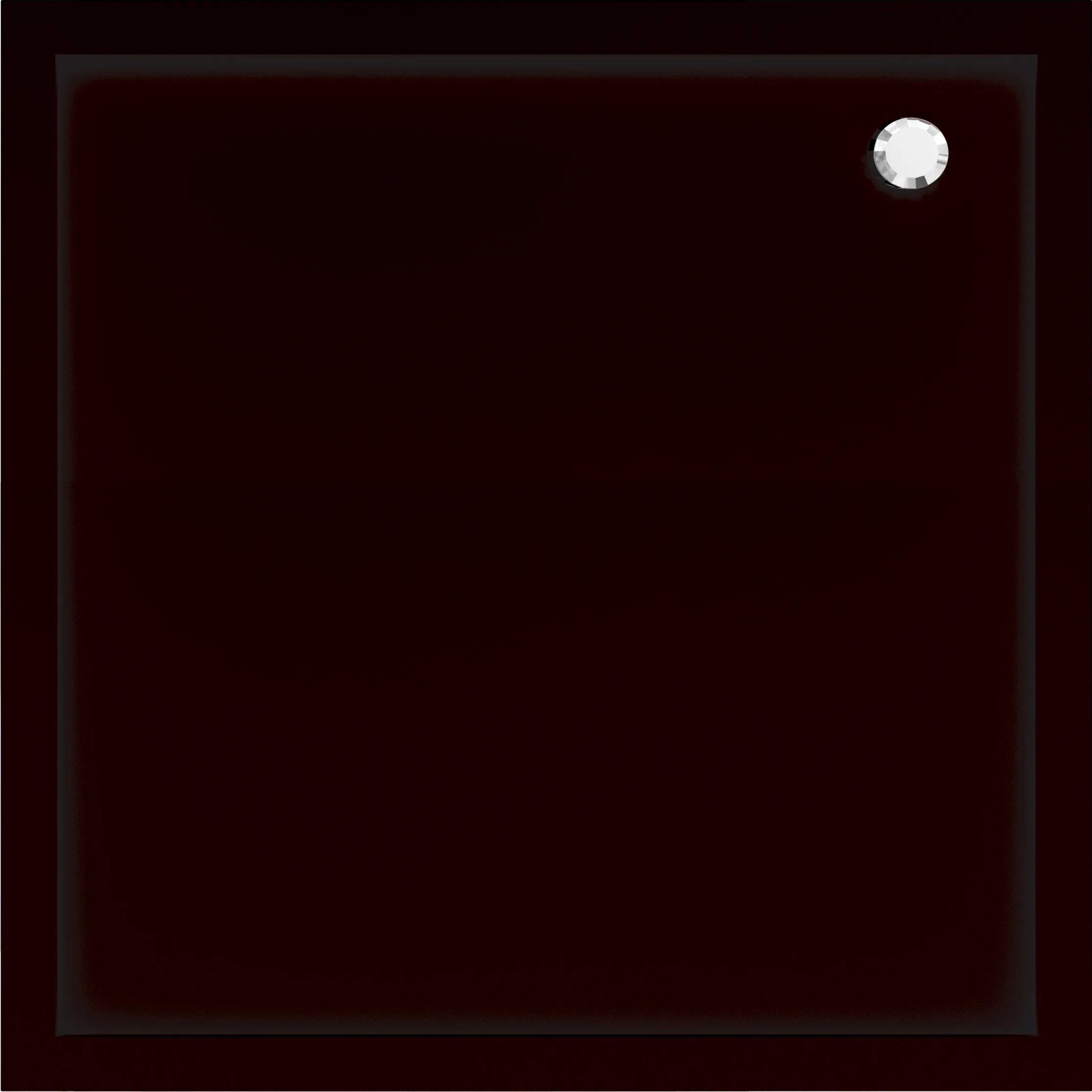 Maia 90x90 cm, mat zwart