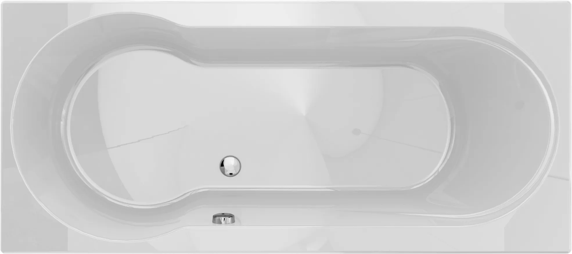 New Fontana links 180x80 cm, wit