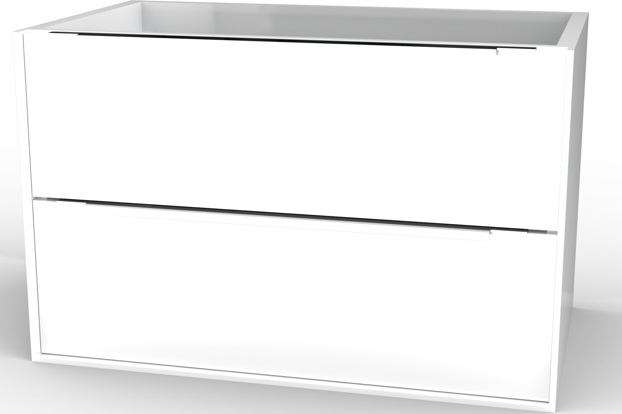 Cassino onderkast 80 cm wit hoogglans