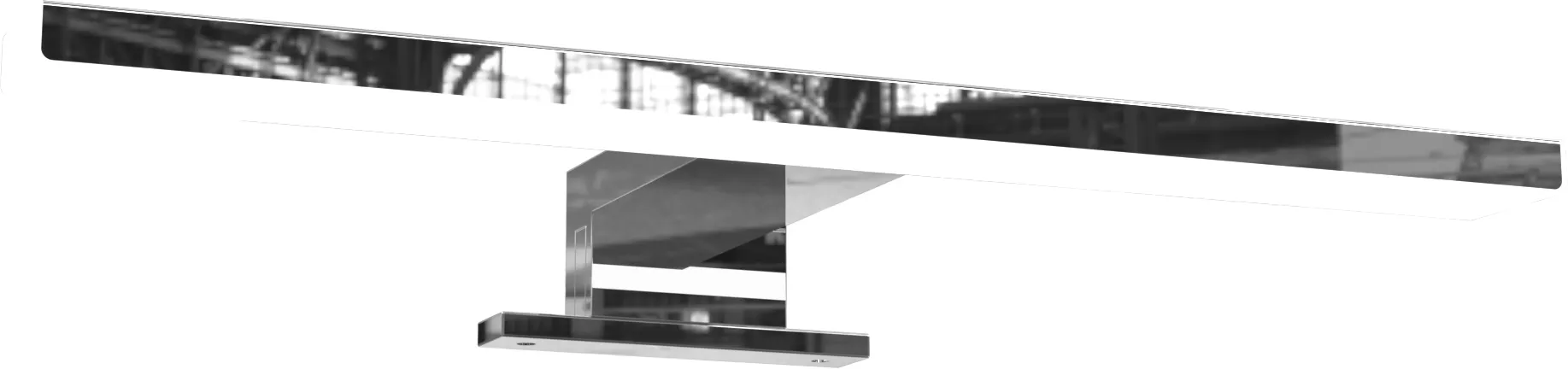 Celia LED lamp 30 cm chroom