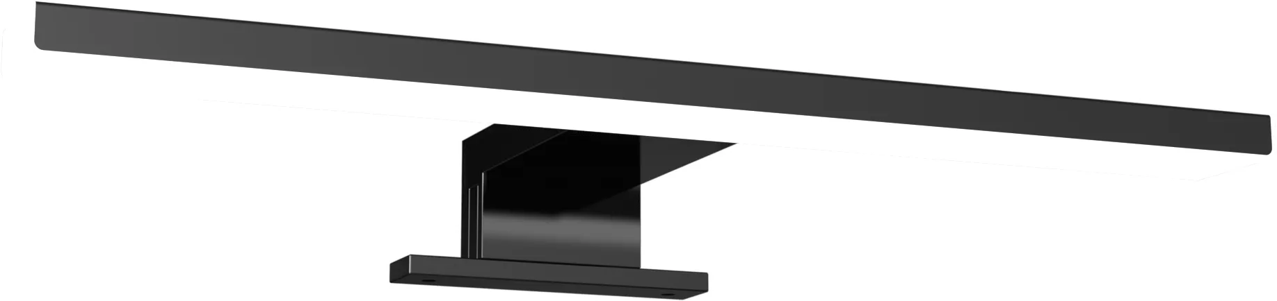 Celia LED spiegel lamp 30 cm mat zwart