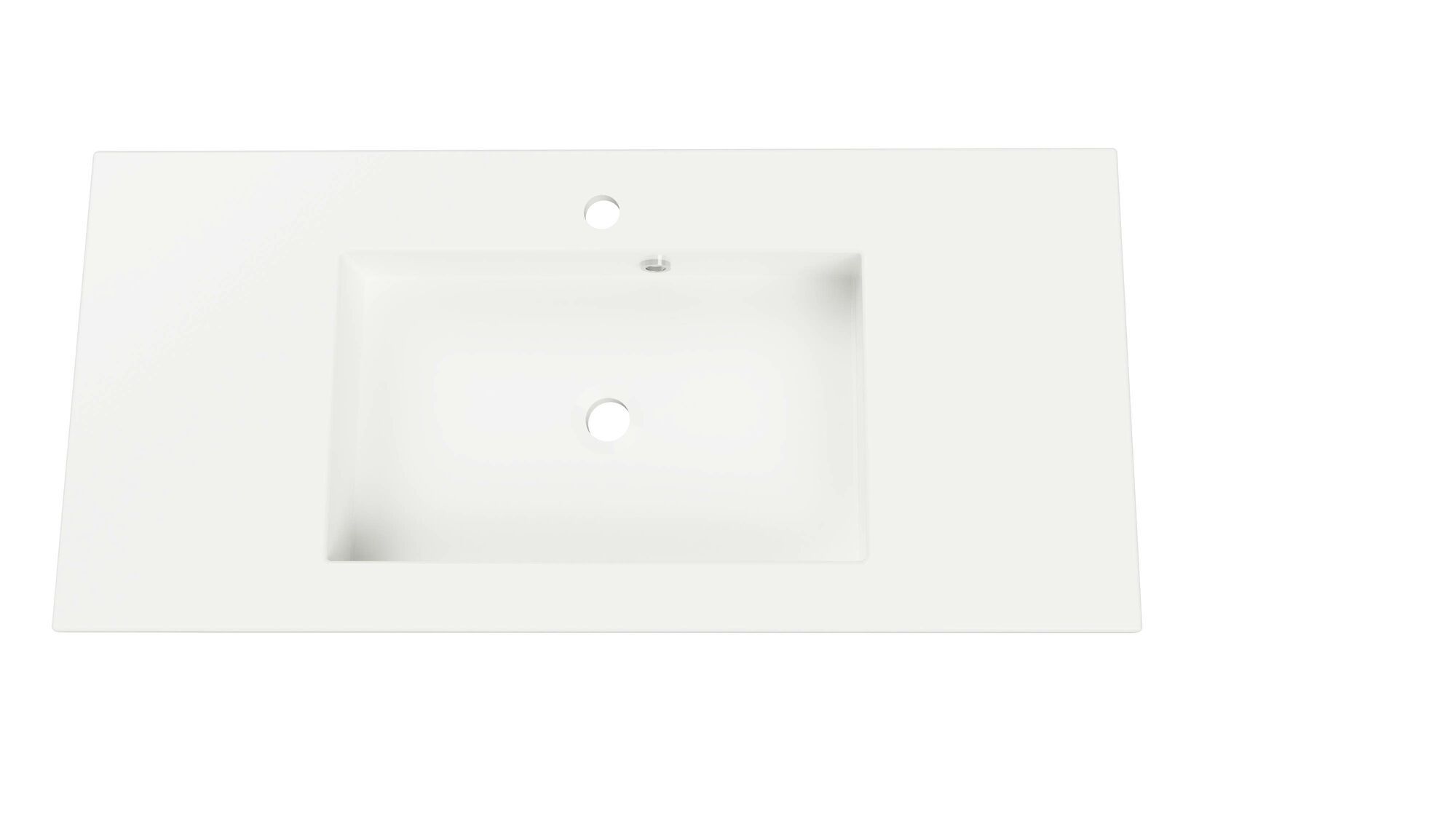 Amaro wastafel 100 cm wit 1 gat