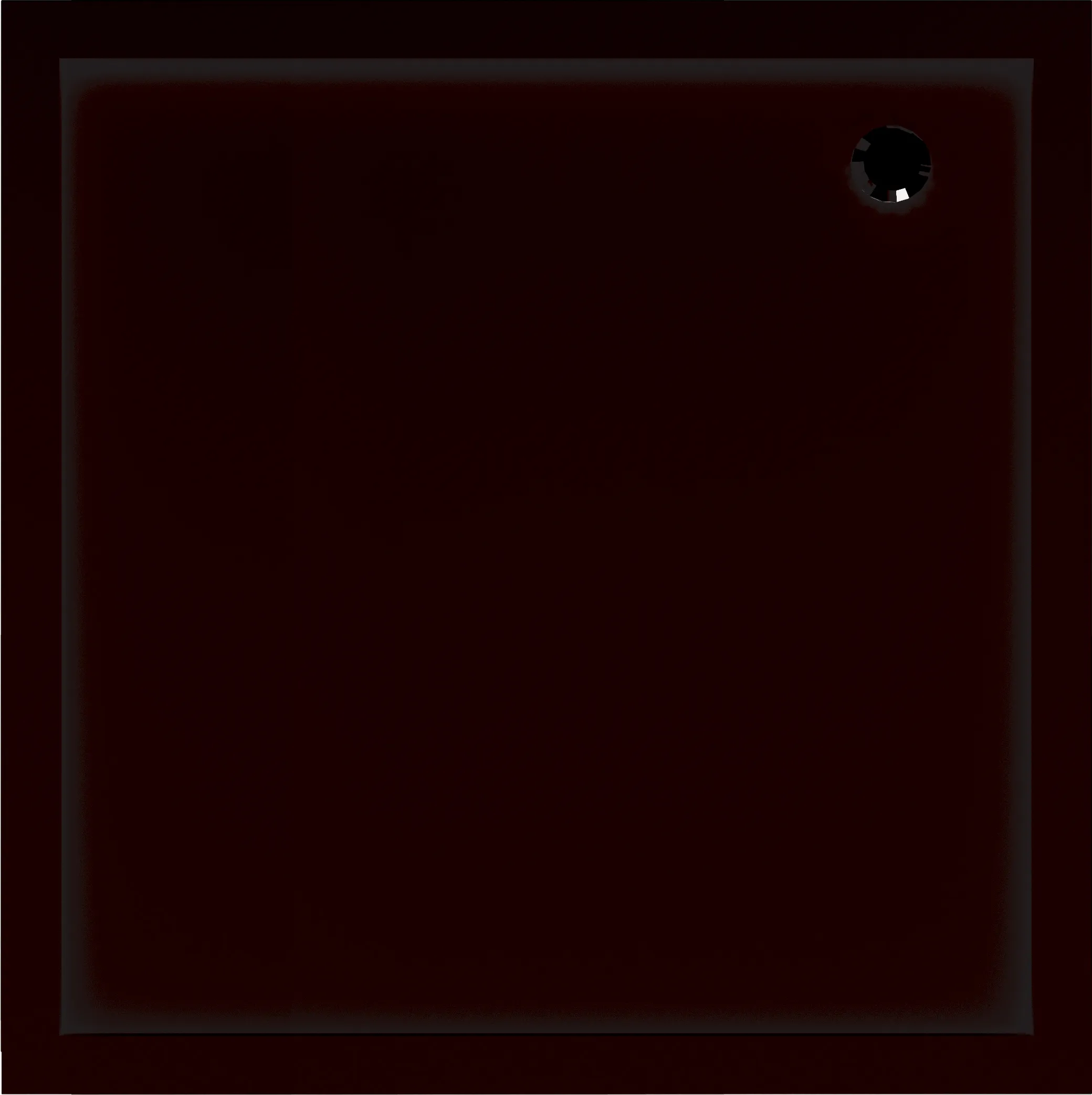 Maia 80x80 cm, mat zwart