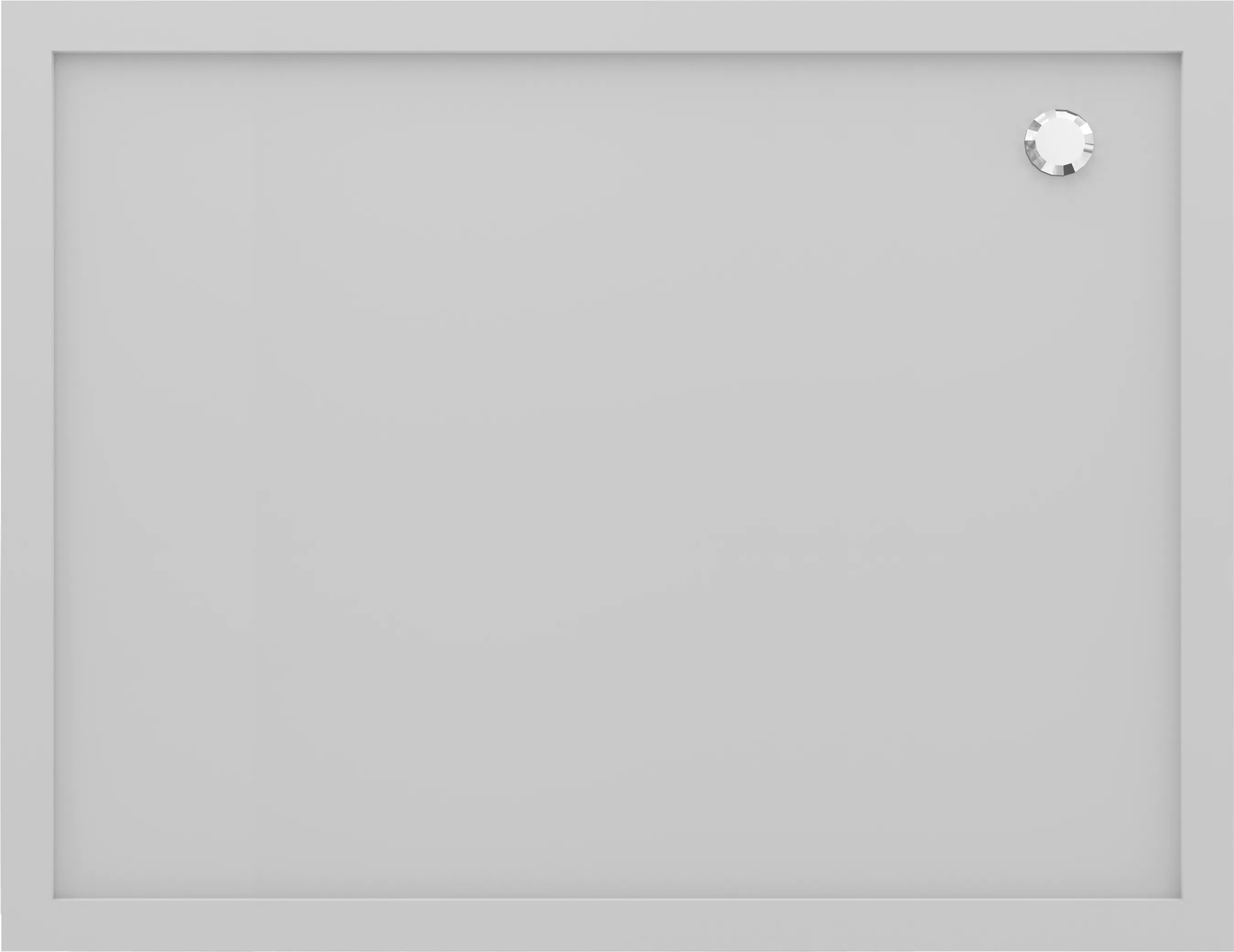 Maia 120x80 cm, mat wit